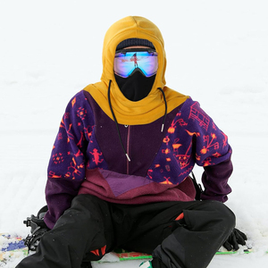Masque facial unisexe en balaclava 100% polyester imprimé par sublimation, anti-humidité, couvre-tout le visage et le cou pour la course à pied et le cyclisme en plein air - Product Image 3