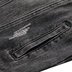 Vestes en jean confortables de haute qualité pour hommes, prix de gros, excellent rapport qualité-prix, design à col montant et capuche, vêtements d'hiver longs - Product Image 5