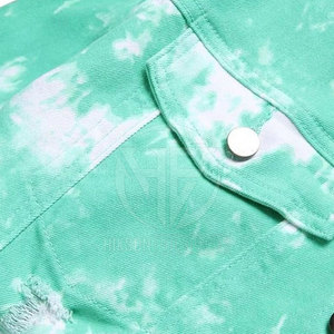 Ropa Casual para Exteriores, Chaqueta de Mezclilla de Corte Clásico con Botones en la Parte Delantera, Manga Larga, Cómoda y a la Moda, Venta al Por Mayor - Product Image 6