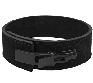 Adjustable Adult Weightlifting Pro Lever Leather Belt with Lever Buckle for Comprehensive Protection Customizable Design - Product Image 1