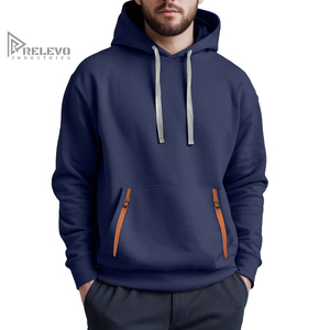 Sweat à capuche unisexe personnalisé avec logo, 100 % coton molletonné, matière douce et respirante, finition anti-plis, coupe classique, vêtements OEM - Product Image 3