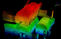 Scanner 3D GEOSUN GS-100G ad Alta Precisione con LiDAR SLAM e GNSS INS per Mappatura Mobile Interna ed Esterna