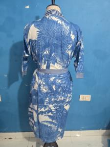 Kimono de Algodón Indio Hecho a Mano para Mujer, Hermoso Cárdigan de Verano para Spa, Playa, Regalo de San Valentín, Bata de Playa - Product Image 5