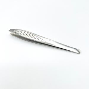 Pinza para Cejas de Acero Inoxidable con Punta Inclinada y Mango Elegante, Logotipo Personalizado, Instrumento de Belleza Ligero, Pinza de Precisión - Product Image 1