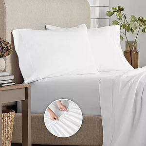 Juego de Sábanas Planas Ajustables para Hotel, 100% Algodón Ecológico, Impermeables y que Absorben la Humedad - Product Image 2