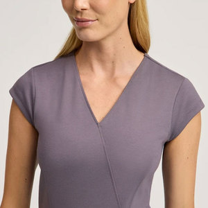 เสื้อสครับสำหรับพยาบาลแบบถัก ยูนิเซ็กซ์ ยี่ห้อ LEDBURY ผลิตจากโพลีเอสเตอร์ 72% เรยอน 21% และสแปนเด็กซ์ 7% คุณภาพสูง ตรวจจับรอยขาดได้ ขายส่งแบบ OEM - Product Image 3