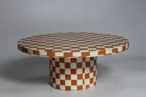 Moderno Soporte para Pasteles de Madera y Acrílico con Base para Exhibición de Postres para Catering - Product Image 3