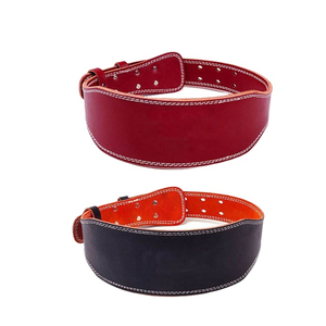 Ceinture de musculation CLASSICAL TRENDS en cuir de vachette, couleur unie, boucle à ardillon, écologique, respirante, boucle en alliage, largeur 34 mm - Product Image 1