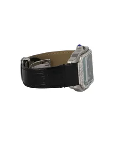 Montre de luxe pour homme, mouvement antique, entièrement pavée de diamants Moissanite VVS, style Hip Hop, bracelet en caoutchouc noir personnalisé, haute qualité - Product Image 3