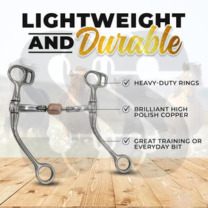 Mors espagnols de haute qualité résistants à la rouille avec incrustations en cuivre, mors pour chevaux en acier inoxydable, nouveau produit tendance à prix de gros - Product Image 5