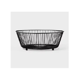 Functional metal fruit <b>basket</b> for dining and <b>kitchen</b> spaces crafted for reliable produce storage and decorative presentation - Product Image 1