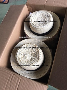 Wholesale Boater Straw Hat for Men with Custom Logo and <b>Band</b> Business & <b>Travel</b> Use Factory Direct From Vietnam - Product Image 3