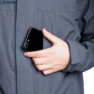 Veste et pantalon imperméables en polyester coupe-vent avec coutures thermosoudées pour activités de plein air, personnalisables avec logo OEM, fourniture directe usine - Product Image 3