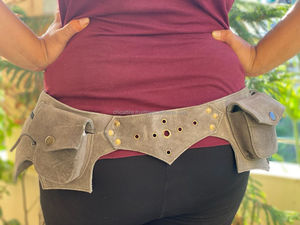 กระเป๋าคาดสะโพกหนังกลับหนังกลับคาดเอวกระเป๋าคาดเอวกระเป๋าคาดเอวหนังมีสไตล์เข็มขัดอเนกประสงค์ - Product Image 2