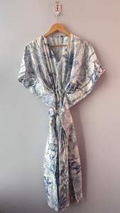 ชุดเดรสผ้าฝ้ายลายดอกไม้ทรงคาฟตัน ไซส์พลัส สไตล์โบโฮ - Product Image 2