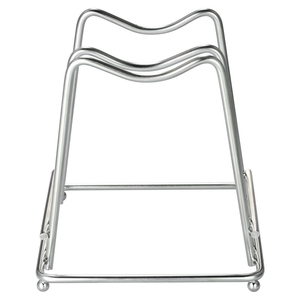 Premium Steel Pan Stand Strong and Durable <b>Kitchen</b> <b>Storage</b> Organizer for Pans - Product Image 4