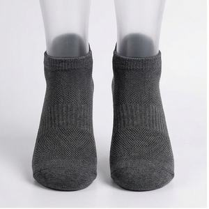 Chaussettes en coton naturel personnalisées avec logo pour hommes, absorbantes, coupe basse, sportives, athlétiques, respirantes, KA16, couleurs personnalisées, paires - Product Image 1