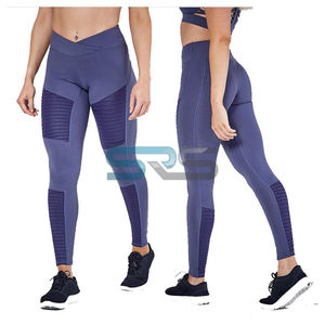 เลกกิ้งออกกำลังกายสำหรับผู้หญิง เนื้อผ้าถัก ยืดหยุ่นสูง ระบายอากาศได้ดี บางเบา เหมาะสำหรับฤดูร้อน ใช้สำหรับการฝึกซ้อมและการออกกำลังกาย - Product Image 3