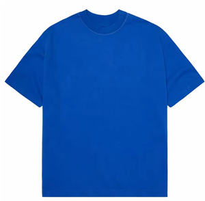 เสื้อยืดวินเทจทรงหลวมพิมพ์ลายกราฟิกแบบดรอปโชว์เดอร์สำหรับผู้ชาย เสื้อยืดฟอกสีสไตล์ดิสเทรส เสื้อยืดโอเวอร์ไซส์สำหรับผู้ชาย - Product Image 1