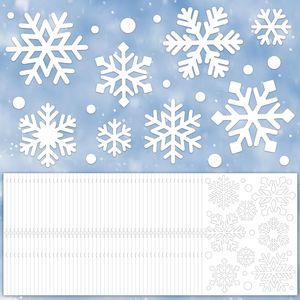 288 Pezzi di Fiocchi di Neve in Carta Bianca per Decorazioni Invernali, Ritagli di Cartoncino per Bacheche e Lavori di Carta - Product Image 2