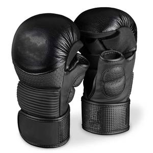 Guantes de MMA Duraderos, Ligeros y Ecológicos para Sparring y Movimientos Fluidos, Guantes Ergonómicos de Cuero para Grappling - Product Image 4
