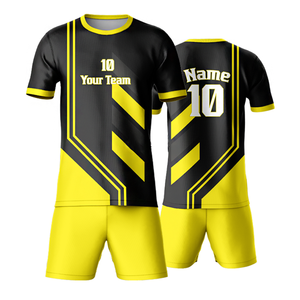 <b>Cheap</b> Price Custom Made Sportswear Soccer Uniform <b>Set</b> Breathable Sublimation Logo Blank 100% Polyester V-neck Short Sleeve - Product Image 6