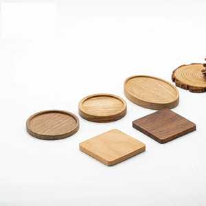 Durable Natural Mango Wood <b>Coaster</b> Set with Holder Eco Friendly Stylish Customizable <b>Drink</b> Mats <b>for</b> Home Office Table Decoration - Product Image 3