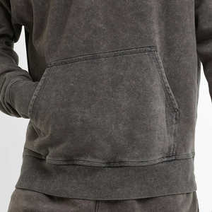 Sudadera con Capucha para Hombre, Diseño Moderno, Lavado Ácido, Estilo Urbano, 100% Algodón, Corte Holgado, Color Degradado, Bolsillo Lateral, Impermeable y Transpirable - Product Image 6