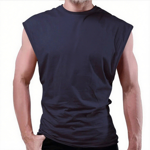 Custom <b>Logo</b> Summer Men's Casual Breathable Sleeveless Tank Top Workout Muscle Quick-Drying Outdoor Fitness - Product Image 5