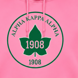   Sudadera con Capucha Rosa Premium para Mujer con Bordado de Hiedra Verde, Forro Polar Suave, Bolsillo Canguro, Estilo Casual - Product Image 5