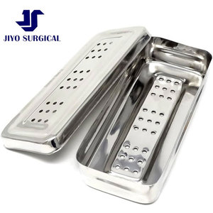 Hospital Grade Stainless Steel Medical Instrument Storage <b>Box</b> <b>for</b> Dental Surgical and Veterinary Applications - Product Image 6