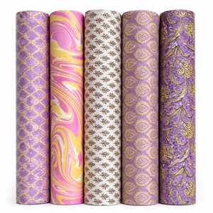 Papel Decorativo Hecho a Mano con Estampado de Bloques, Papel con Estampado de Mármol, Papel para Manualidades, Papel para Envolver Regalos, Hojas de Papel para Scrapbooking en Rollo - Product Image 3