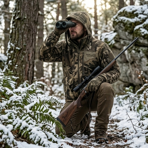 Custom OEM <b>Men's</b> <b>Summer</b> Waterproof Camouflage Softshell Hunting <b>Jacket</b> Windproof Silent Fleece Lined Outdoor Tactical Apparel - Product Image 4