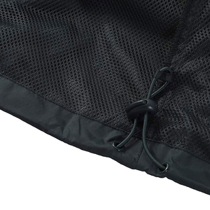 Premium <b>Reflective</b> Canvas Autumn Casual Rain Resistant Lightweight Athletic Training Windbreaker <b>Jacket</b> with Zipper Front - Product Image 4