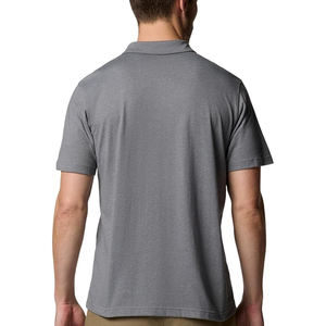 Chemises pour hommes à manches courtes, nouvelle conception, anti-rides, tricotées, imprimées, avec logo personnalisé, couleur unie, respirantes, très demandées - Product Image 5