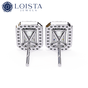 Boucles d'oreilles en diamant cultivé en laboratoire certifié IGI Gia Betterstar HPHT CVD, boucles d'oreilles en or 14k 18k, bijoux en diamant cultivé en laboratoire - Product Image 3