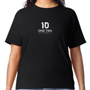เสื้อยืดผู้หญิงสีกรมท่า ผ้าฝ้ายนุ่ม สวมใส่สบาย แขนสั้น เสื้อยืดพื้นฐาน แฟชั่น เสื้อผ้าสั่งทำขายส่ง - Product Image 4