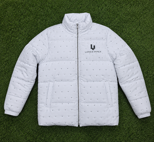 Custom Men White Puffer Jacket <b>Winter</b> <b>Quilted</b> Bubble Coat Lightweight Warm Insulated Zip Up Jacket OEM ODM Wholesale Manufacture - Product Image 6