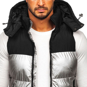 Gilet matelassé personnalisé, veste à bulles, gilet The North, respirant, rembourré en coton épais, parka d'hiver, gilet matelassé personnalisé pour homme - Product Image 6