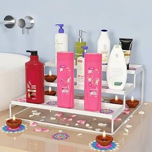 Unicorn Handicrafts Premium Metal and Wood <b>Organizer</b> Tray for Home Office Kitchen <b>Desk</b> Bathroom Countertop Storage - Product Image 1