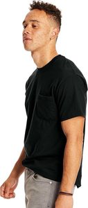 Men's Beefy-<b>t</b> <b>Pocket</b>, Heavyweight Cotton <b>Pocket</b> Tee for Men, Full-Cut <b>T</b>-<b>Shirt</b> - Product Image 2