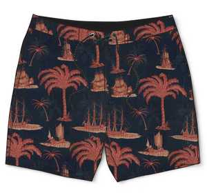 Shorts de bain pour homme essentiels pour l'été, à séchage rapide, avec cordon de serrage, pour la plage et le surf - Product Image 1