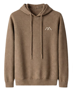 Sudadera con Capucha Marrón para Mujer, de Algodón y Felpa, con Logotipo Minimalista, Estilo Casual Urbano, Fabricante OEM, Venta al Por Mayor - Product Image 1