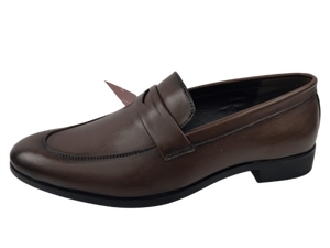Mocasines de Gamuza para Hombre Dlords, Punta Redonda, Entresuela Acolchada de EVA, Suela de Goma, Color Marrón Sólido, Cómodos para Todas las Temporadas - Product Image 3