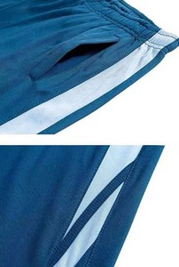 ชุดวอร์มสีน้ำเงินกรมท่าแบบ unisex แขนยาว ซิปคอตั้ง สไตล์สปอร์ต ลำลอง มีกระเป๋าข้าง สำหรับฤดูใบไม้ร่วง ไซส์ผู้ใหญ่ - Product Image 6