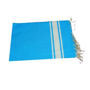 Best Beoordeelde Gerecyclede Fouta Handdoek Eco-Vriendelijke Katoenen Turkse Handdoek Groothandel In India Fabricage Super Kwaliteit Fouta Handdoek.