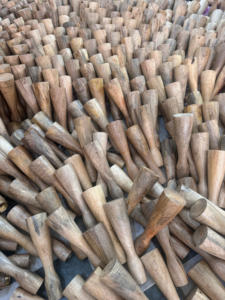 Portavelas de madera tallado a mano en bloque de madera | Arte del patrimonio | Paquete de 1 para artículo de decoración del hogar de Diwali - Product Image 2