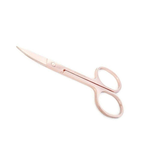 Ciseaux de manucure professionnels en acier inoxydable, ciseaux à sourcils, ciseaux à cuticules extra fins courbés pour manucure et cils - Product Image 2