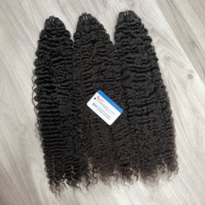 Extensiones de Cabello Rizado Birmano al por Mayor, Color Negro Natural, en Stock, 12-26 Pulgadas, 100% Cabello Humano, Proveedor Líder - Product Image 2