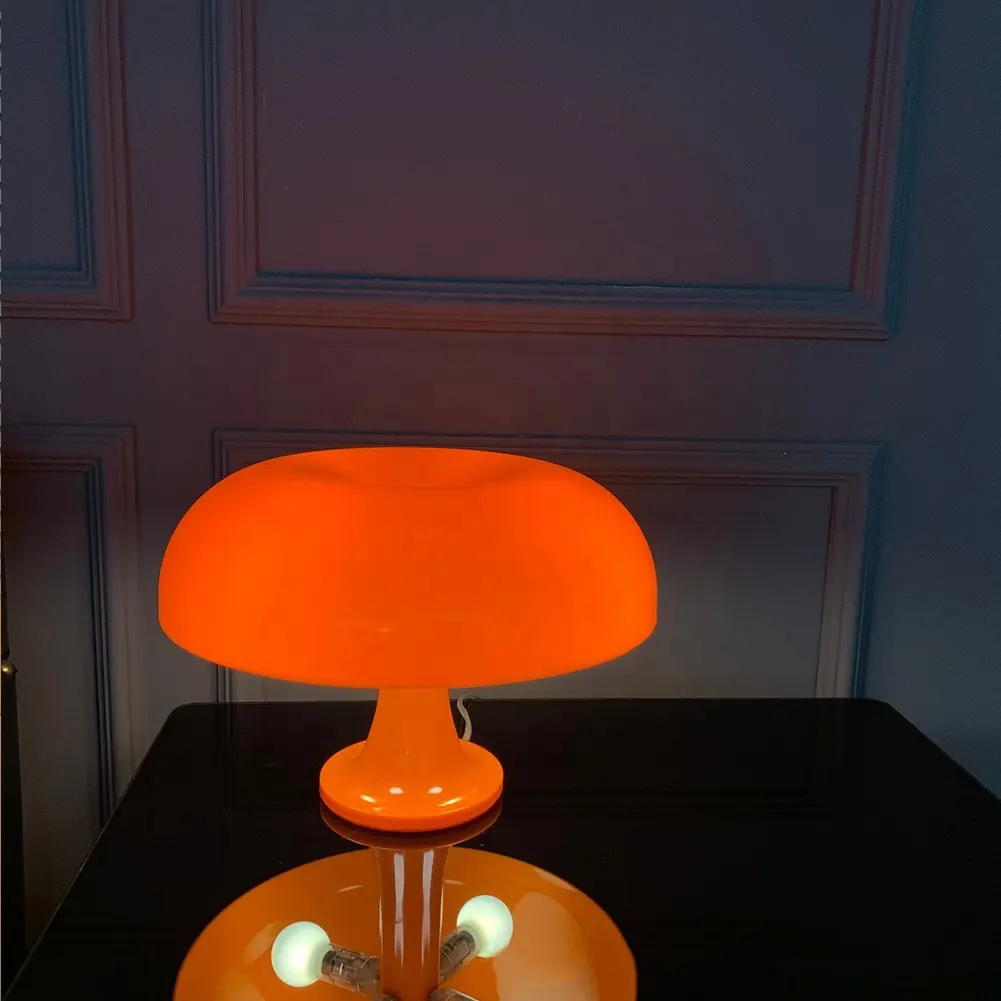 3000K/4000K/6000K एक्रिलिक मशरूम प्रकाश नेत्र सुरक्षा टेबल प्रकाश बेडरूम बेडसाइड Ambiance टेबल का नेतृत्व किया दीपक नारंगी मशरूम दीपक